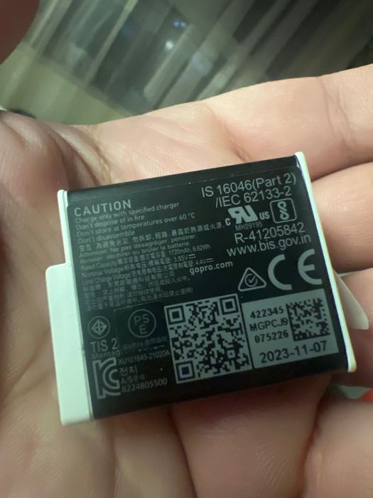 Gopro enduro battery 9, 10, 11, 12