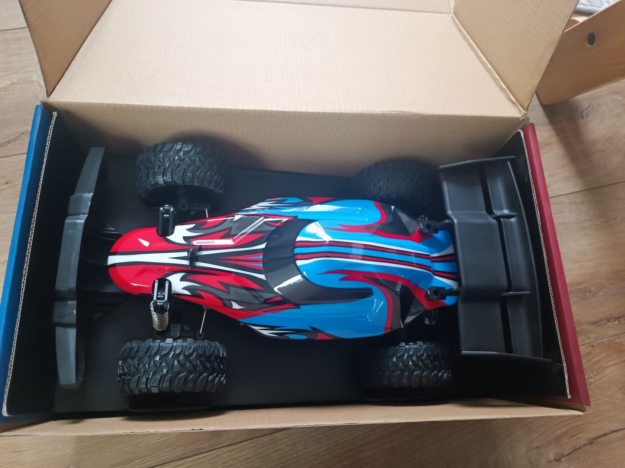 Кола с дистанционно управление JJRC 4x4, Син, Мащаб 1:18,