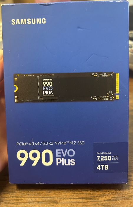SSD laptop pc Samsung 990 EVO Plus PCIe 4.0 NVMe M.2 4TB, 7.250 MB/s