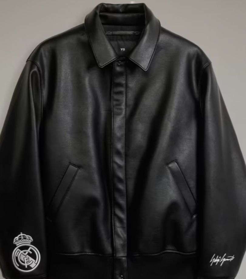 Мъжко кожено яке Y-3 Yohji Yamamoto X Real Madrid различни размери