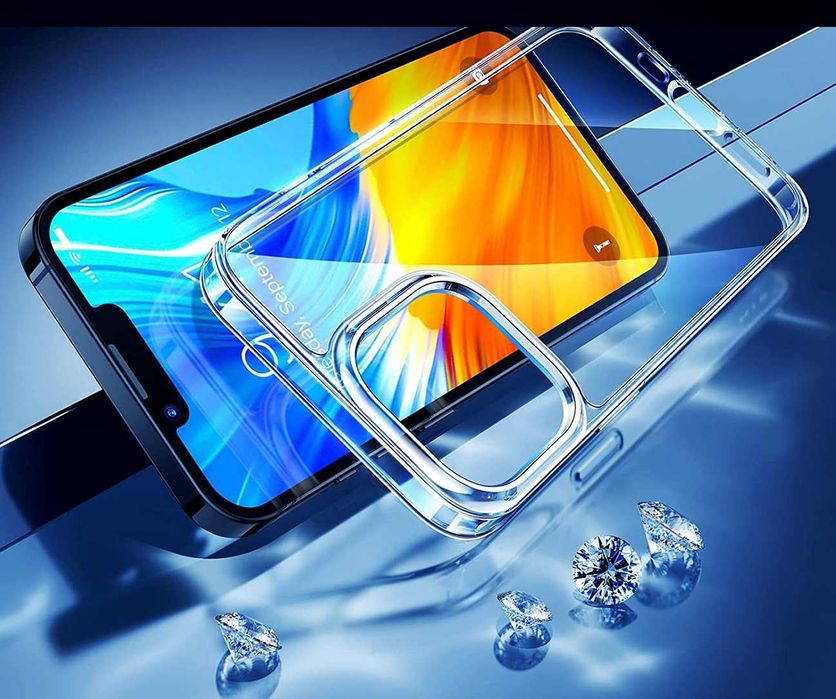 Husa silicon transparenta pt. iPhone 13 , 13 Pro , 13 Mini, 13 Pro Max