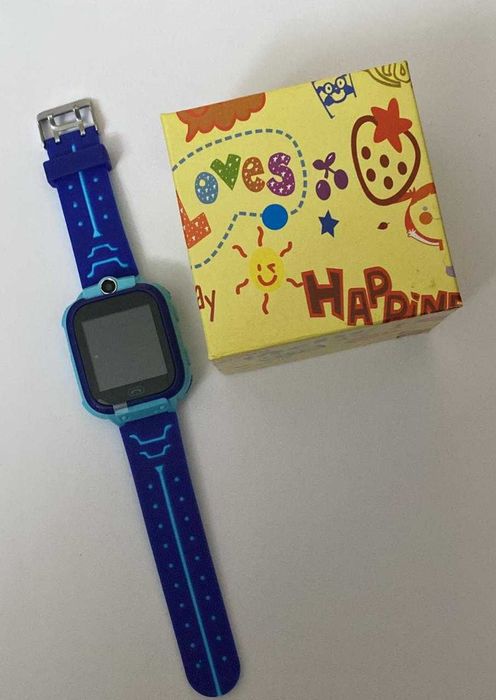 Смарт часы синие