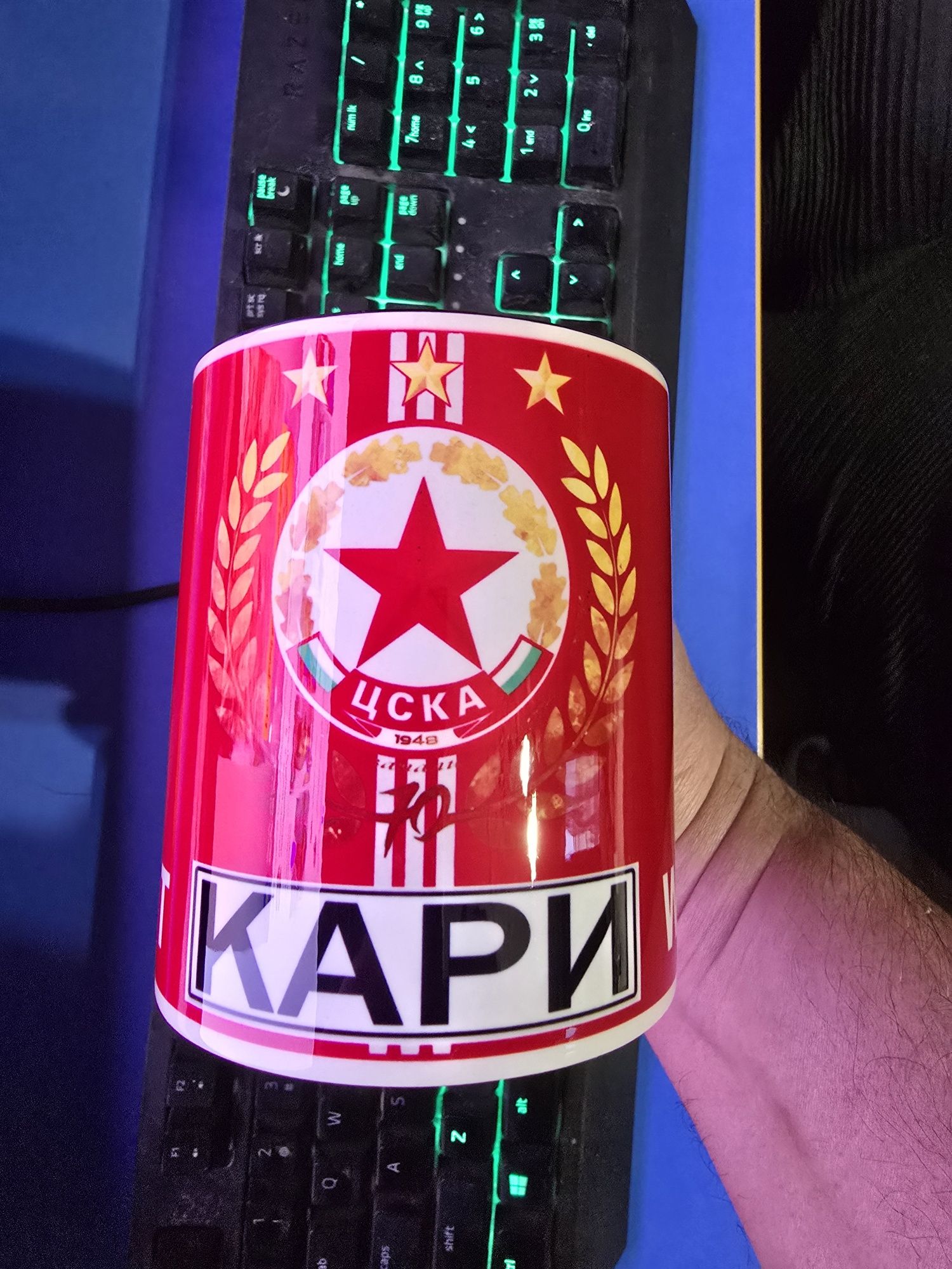 Порцеланова Фен Чаша ЦСКА