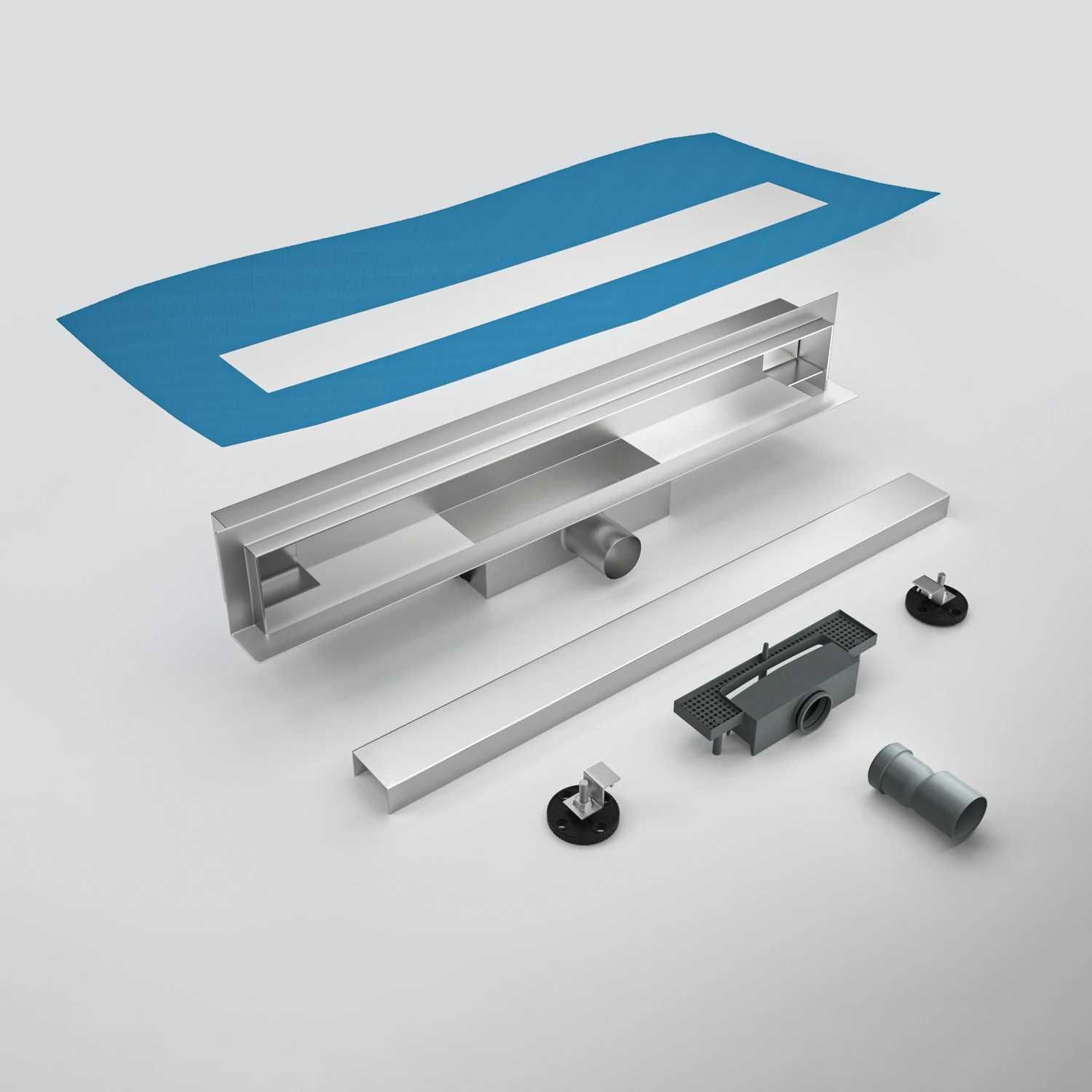 Линеен стенен скрит сифон за баня Neodrain 60см / 70см / 80см