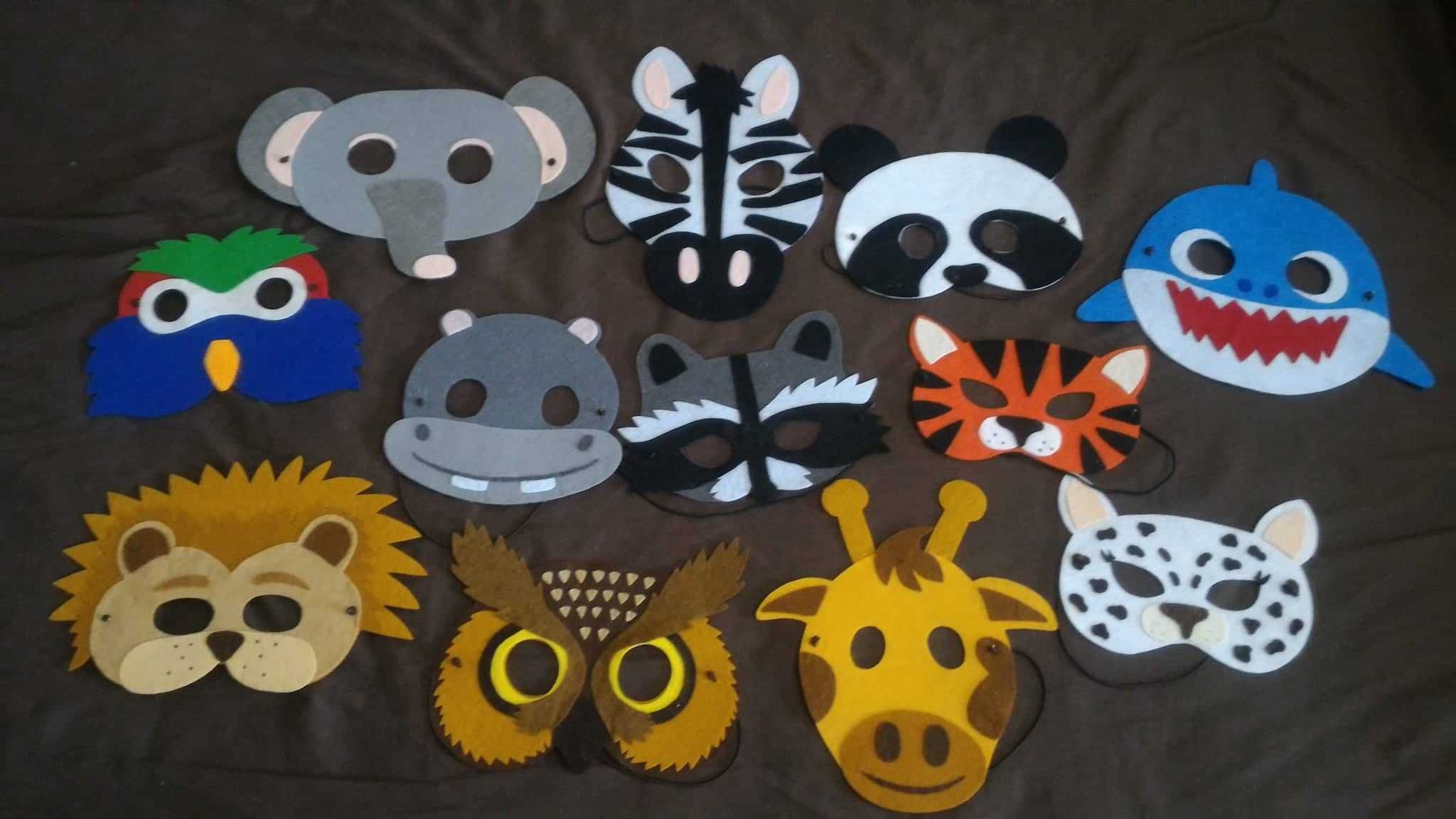 Ръчно изработени маски от филц
