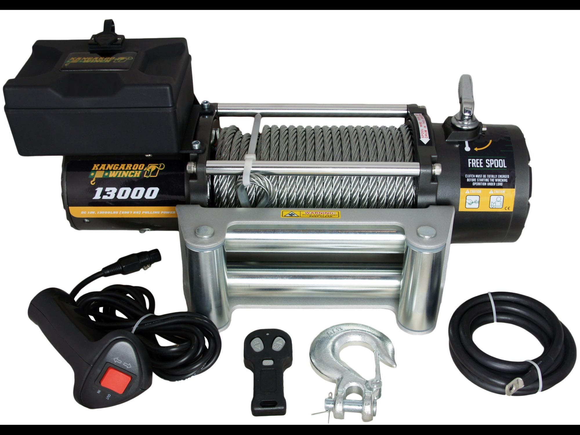 Troliu electric K 13000 Kangaroo PowerWinch 5,907kg Auto Platforma