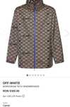 Off-White geaca L oversize, originala, retail 1190 euro
