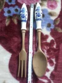 Set lingura și furculița artizanale