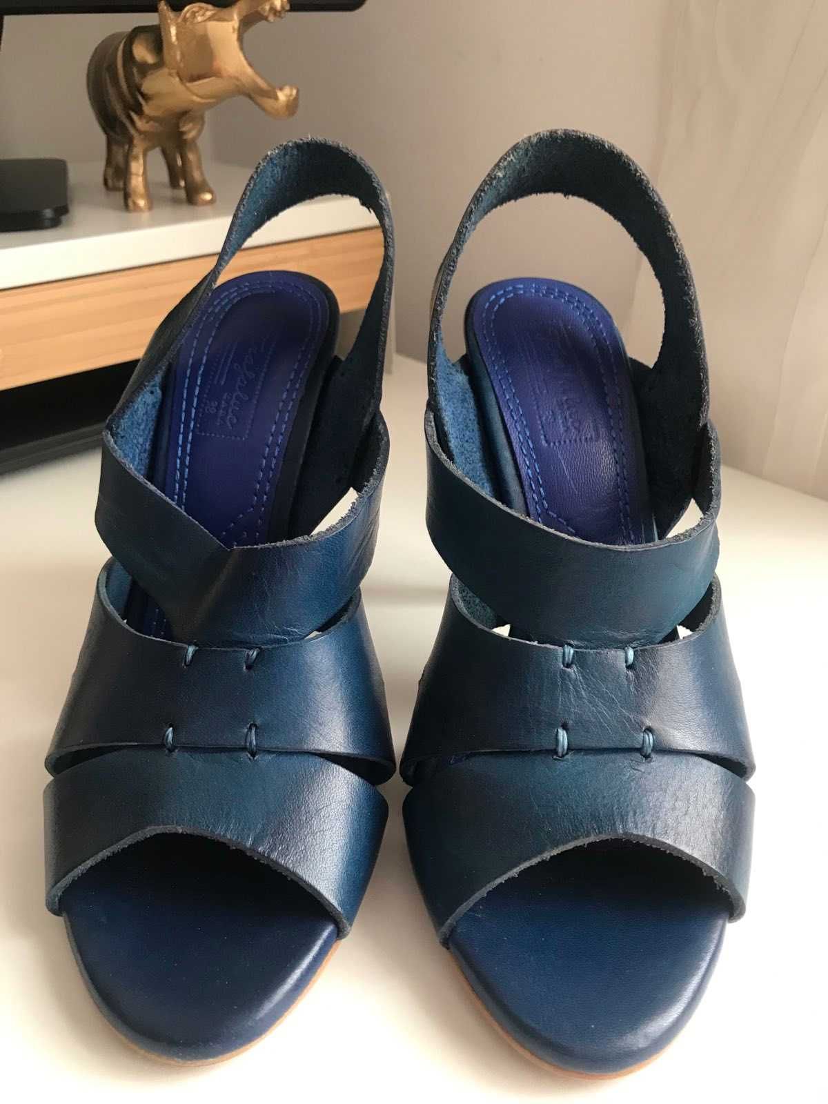 Дамски обувки, сандали - ZARA , размер 38 , естествена кожа
