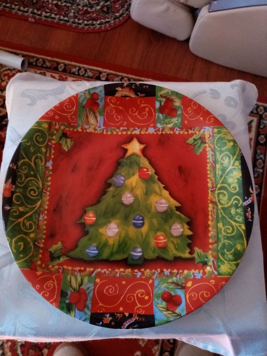 6.Farfurii superbe pentru Craciun aduse din USA