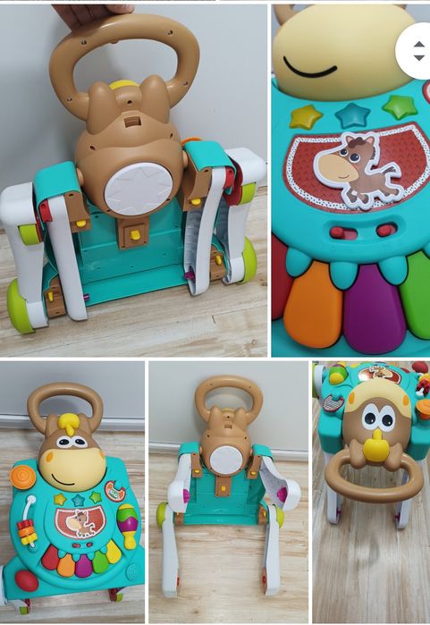 Premergător cu masa de activități pentru bebe