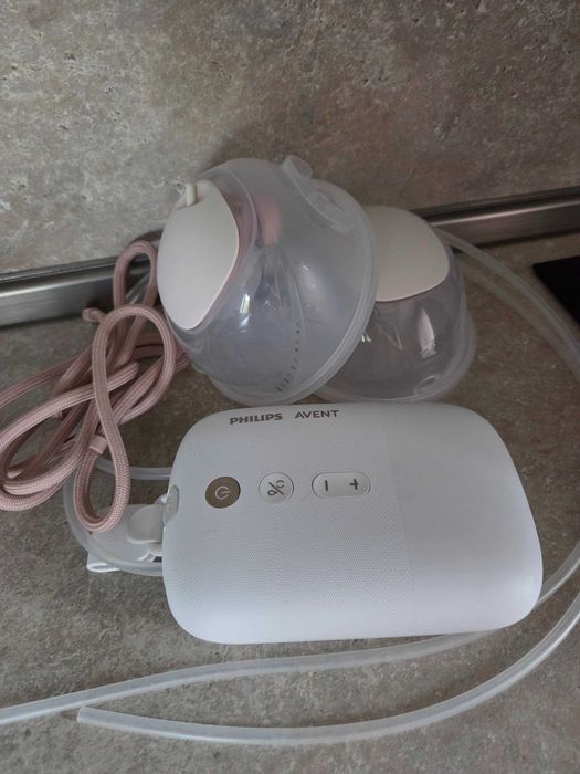 Двойна hands free електрическа помпа за кърма Philips Avent.