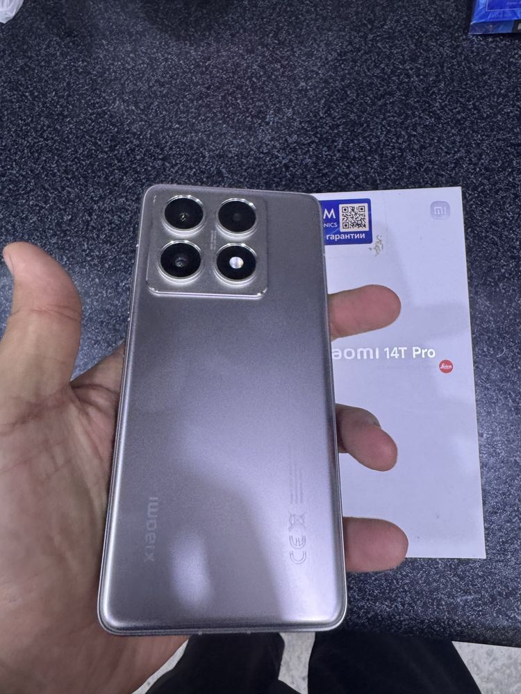xiaomi 14 t pro pamit 12.256g holati yengidek karopka dak kamplekt