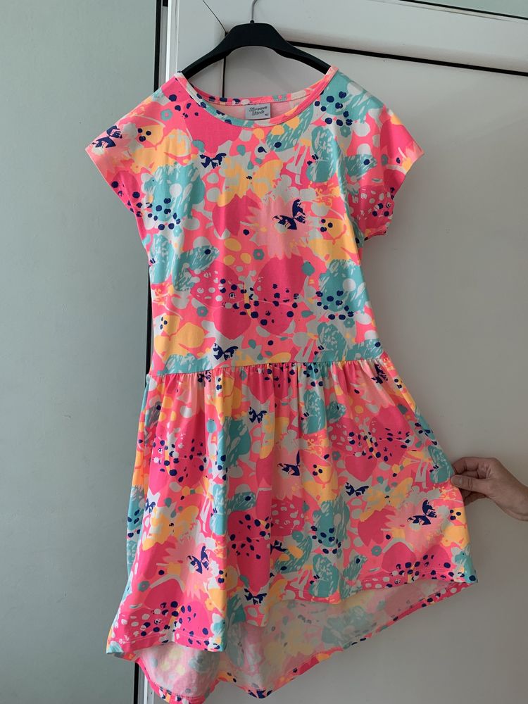 Детска цветна рокля
