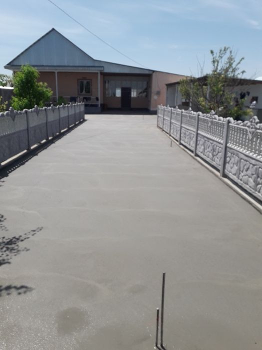 Стяжка заливаем.