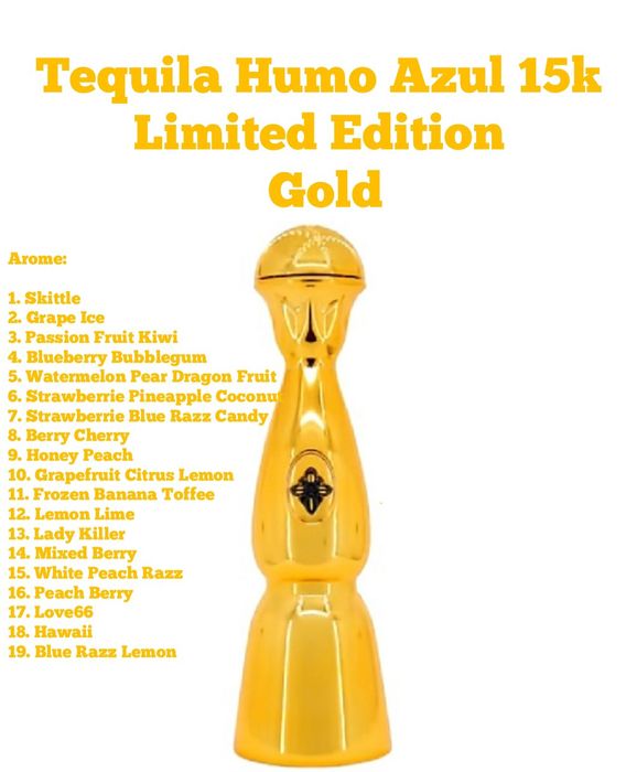 Vape-uri Humo Azul LIMITED EDITION 15k Black/Gold/Silver/Rose Gold