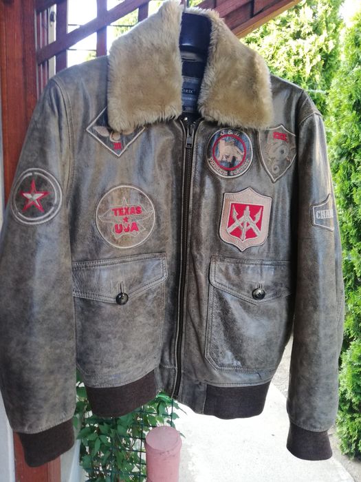 Geaca piele bărbati Aviatrix M