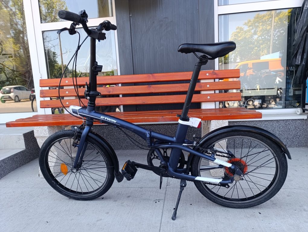 Сгъваем Алуминиев велосипед B' TWIN   20"цола
