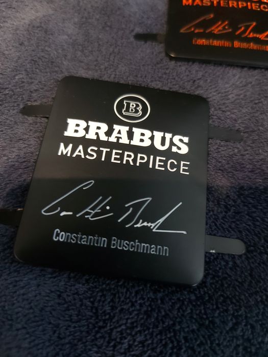 Емблема за седалки на Мерцедес Брабус Brabus