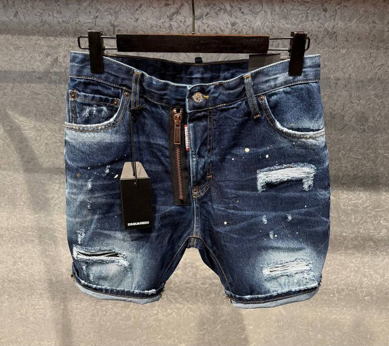 Най-висок клас мъжки къси дънкови панталони Dsquared2