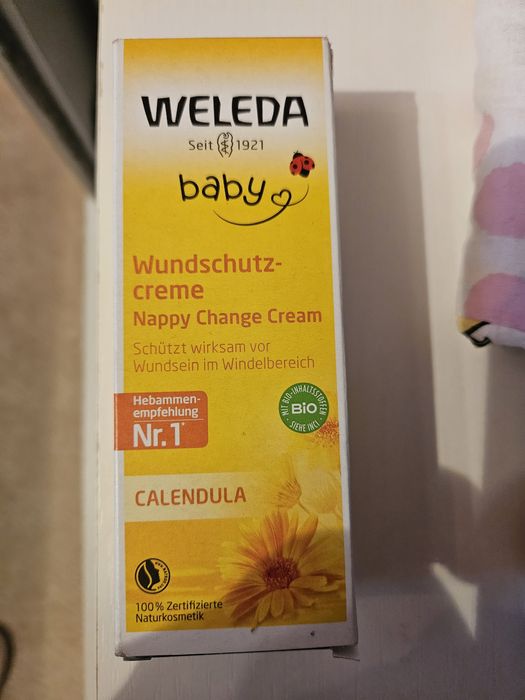 Crema de galbenele pentru zona scutecului Weleda baby 75 ml