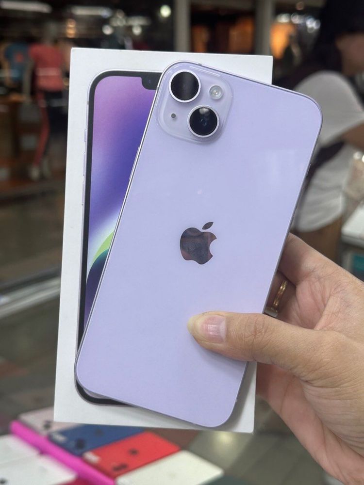 iPhone 14 PLUS  ca NOU  purple  mov  98% Bateria