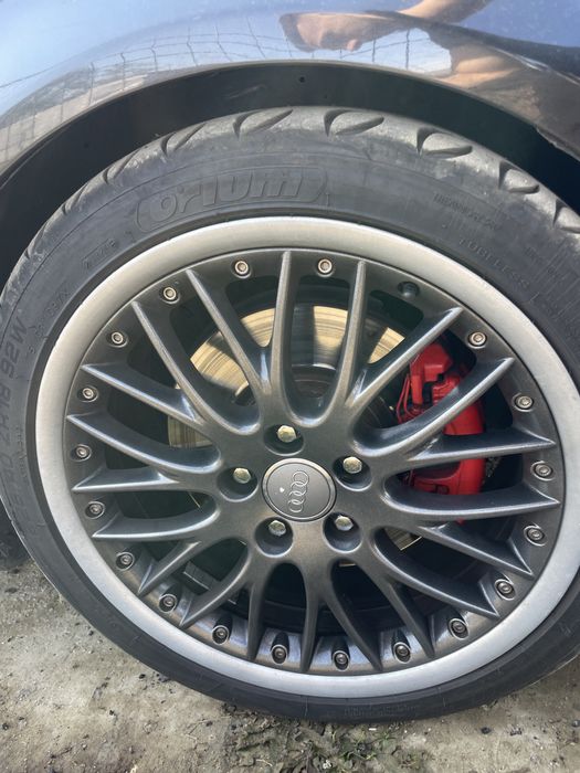 Jante BBS Speedline R18 originale Audi + Set cauciucuri aproape noi