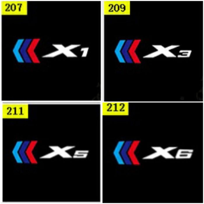 Proiector holograma logo Bmw M usa portiera set 2 buc.