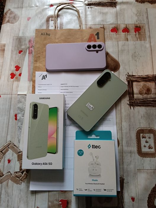 Нов SamsungA56 5G+ttec+гаранция