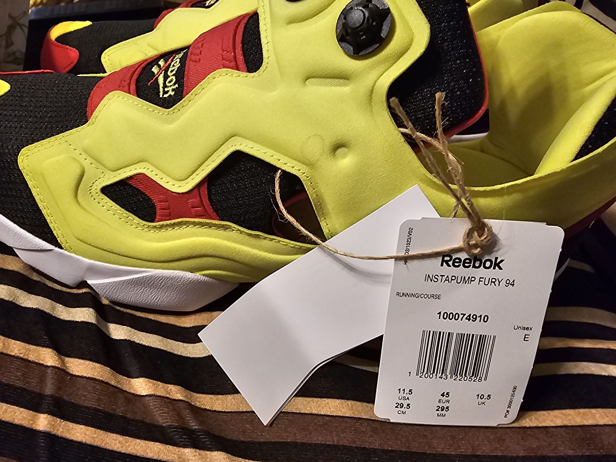 REebok instapump Fury Citron стелка 25.5, 29.5 и 30 сантиметра