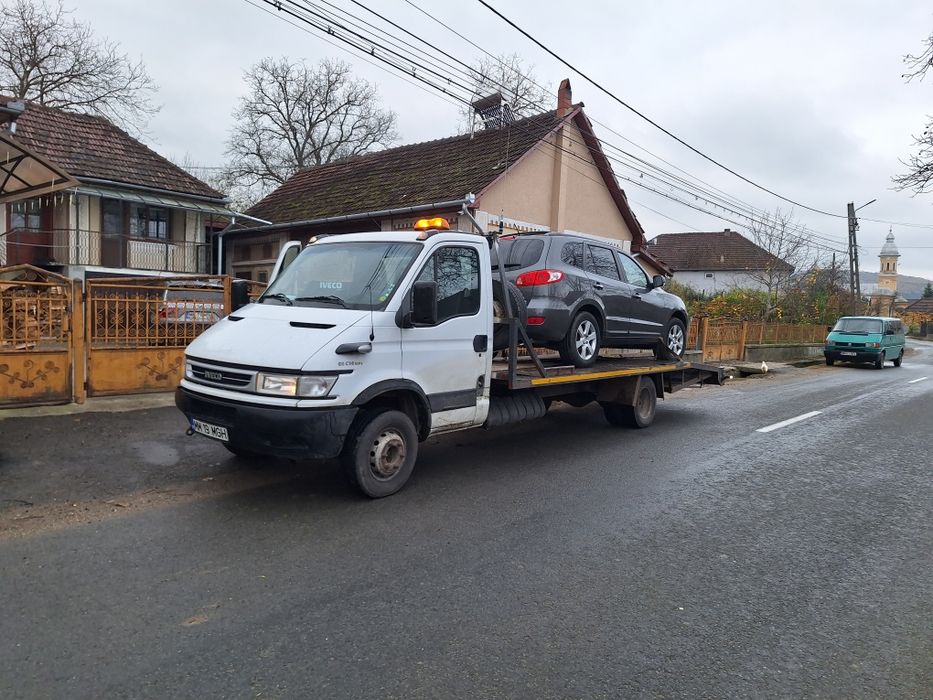 Transport auto non-stop mașini defecte, avariate accidentate, utilaje