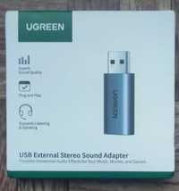 Ugreen USB аудио Внешняя звуковая карта 2 в 1