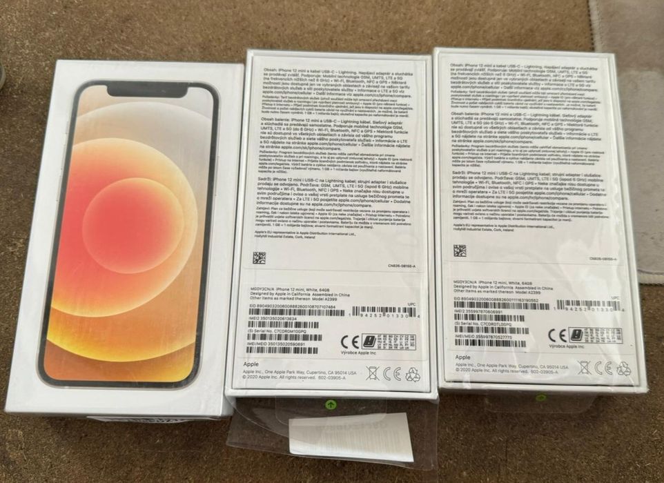 НОВ! Iphone 12 mini 64 GB чисто нов не разопакован с гаранция 12 мсеца