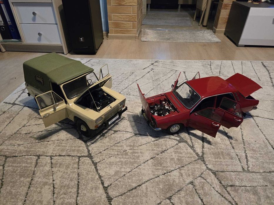 Machete Auto Colectionari Aro 240 + Dacia 1300 metal scara 1.8