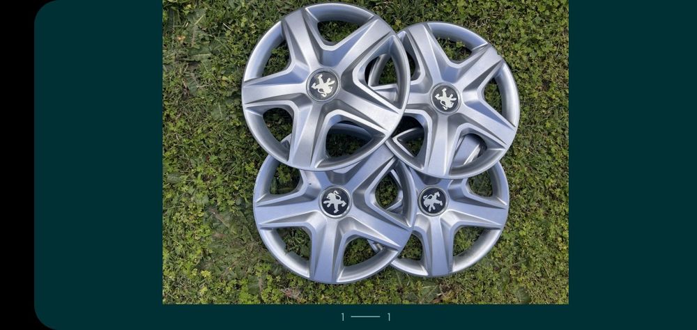 Тасове 16 цола пежо 308 peugeot 308 16 4броя