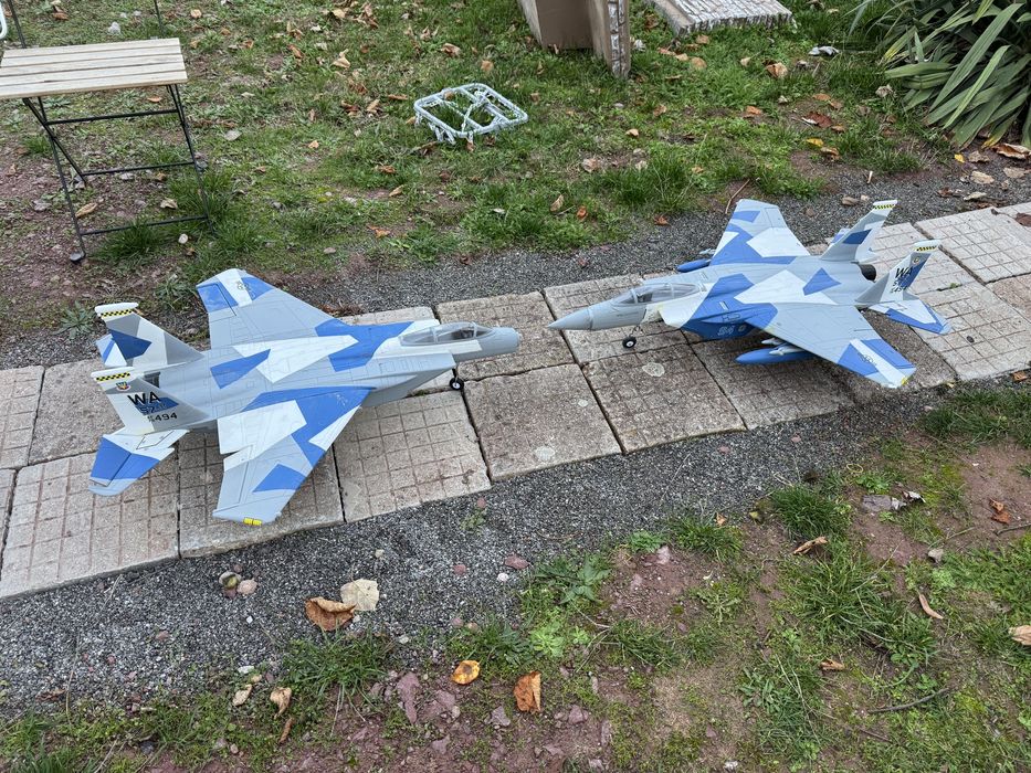 RC самолет + втори фюзелаж JET EDF 64 F15 eagle със стабилизация