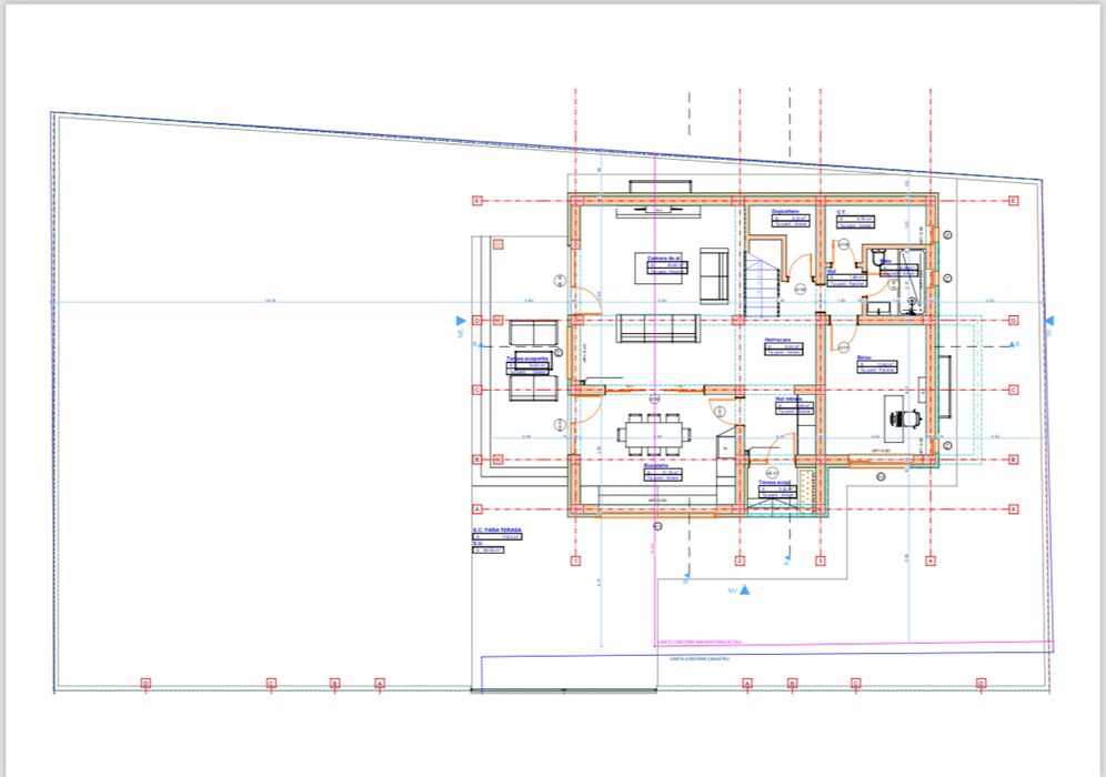 Casa cu piscina, teren 550mp Bariera Valcii Spital Regional