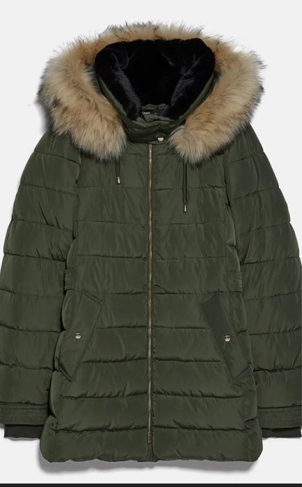 Зимно пухено яке Zara