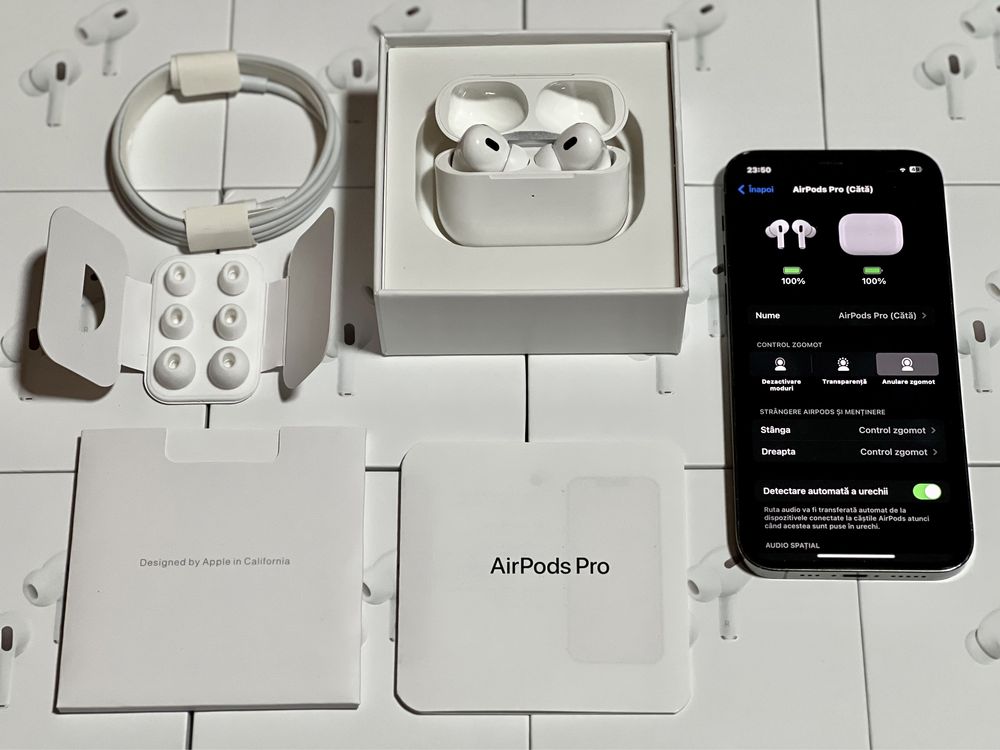 Airpods Pro 2 NOI SIGILATE 2024 - 249 lei