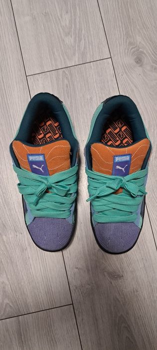 Puma suede xl DDLM, mint dark amethyst , marime 44,5