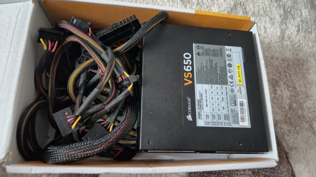 Vand Sursa PC ATX Corsair VS650, 650W.