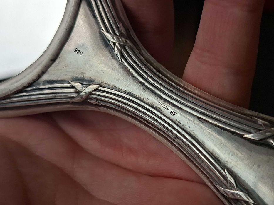 oglinda vintage argint masiv