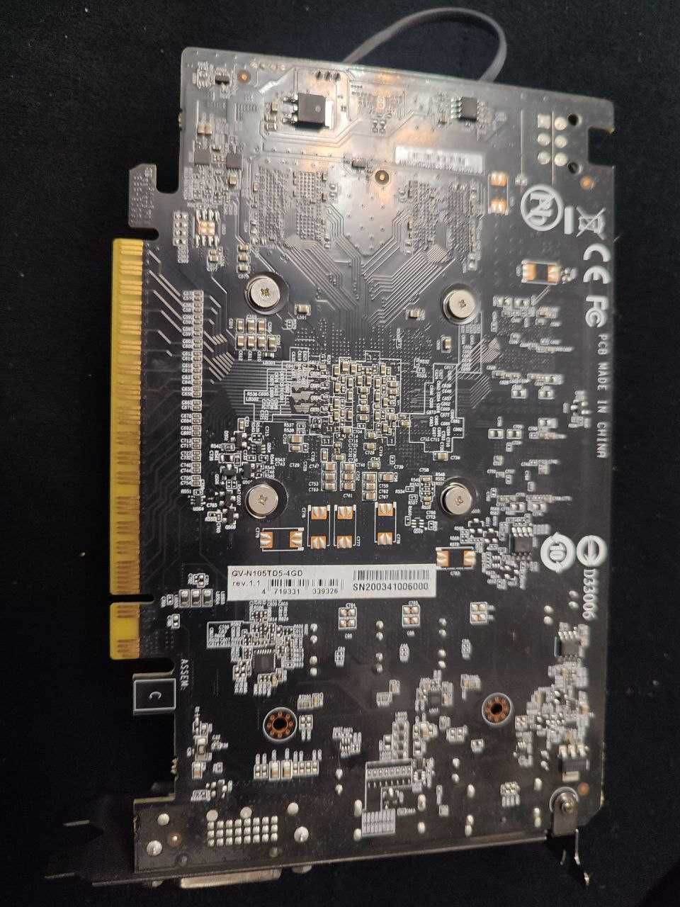 GeForce GTX 1050 Ti. Не е използвана за майнинг !