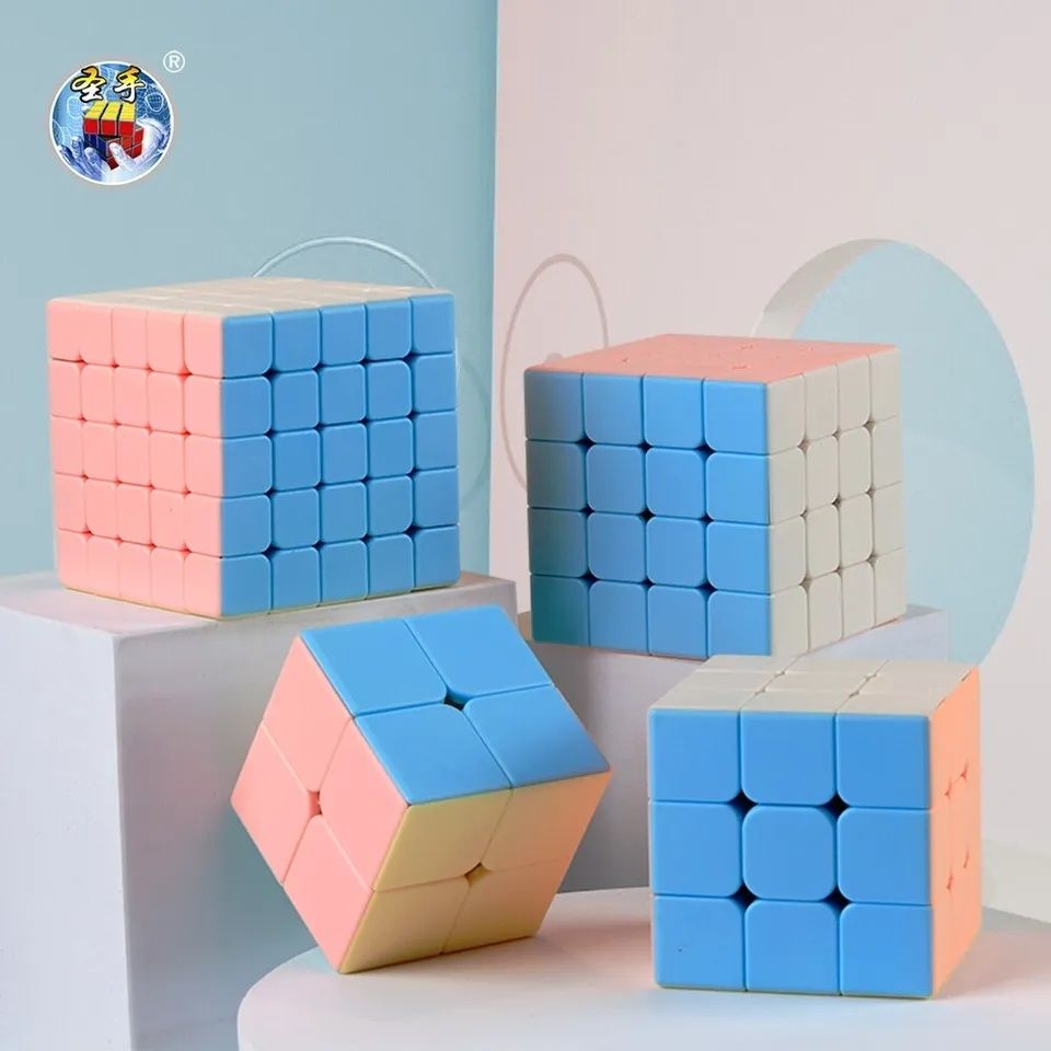 Cub Rubik mini 2x2. Glisare super ușoară. Viteza ajustabilă