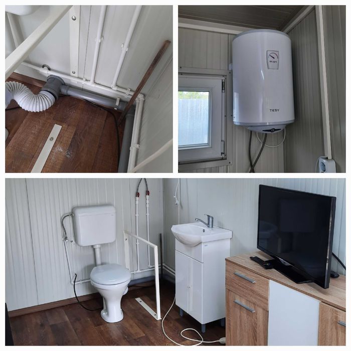 Container dormitor/birou/cabană/magazin 6m x 2,4m