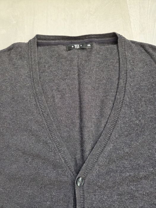 Cardigan barbătesc XXL, antracit – nou fără et