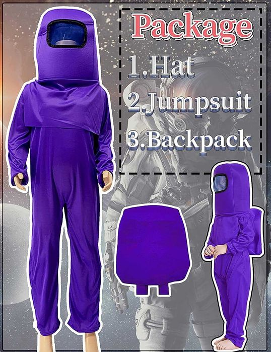 Costum carnaval astronaut pentru copii Waslary,4-5Ani