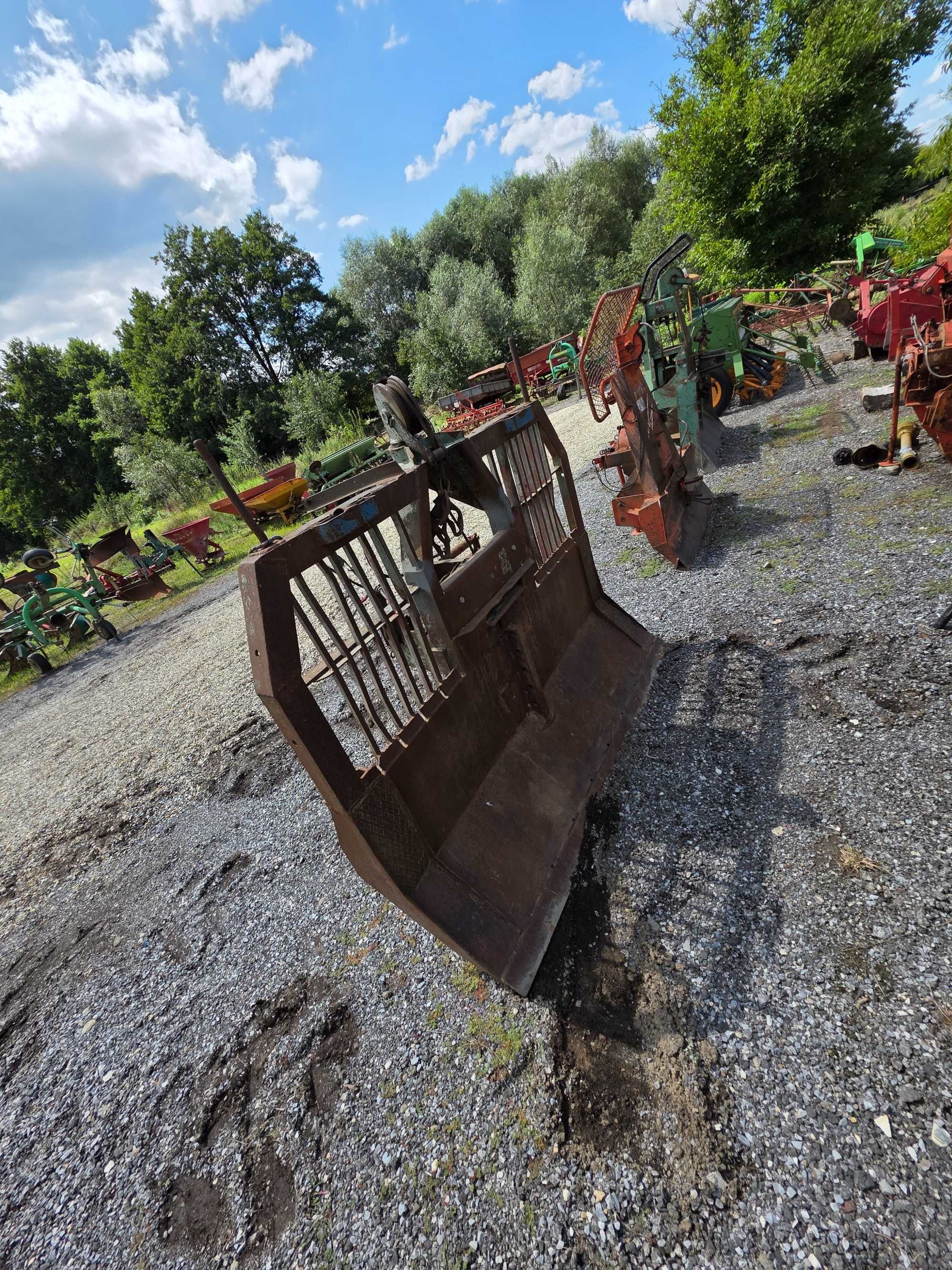 Troliu forestier in tiranti la tractor holz 6t hidraulic cu cardan