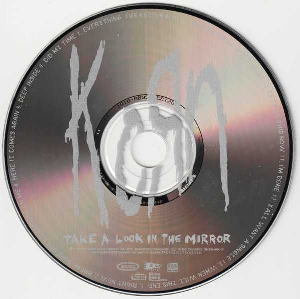 CD+DVD Korn - Take a Look in The Mirror (2003) Special Edition