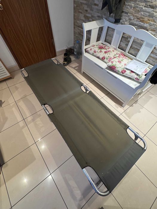Pat extensibil de drumetie cadru aluminiu - conditie foarte buna